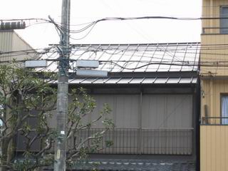 白鳥邸屋根