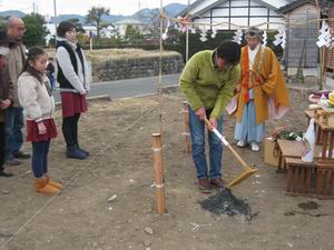 武田邸地鎮祭2