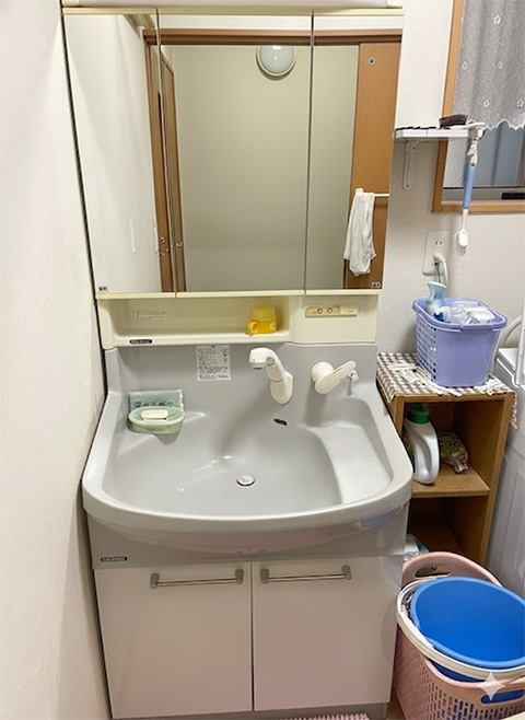 内外装リフォーム（静岡市清水区）洗面所